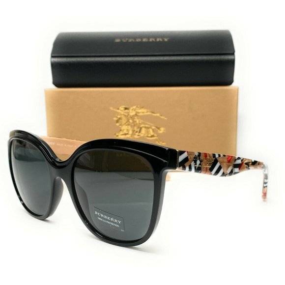 Burberry Women's Black Grey Butterfly Sunglasses! - Picture 1 of 3